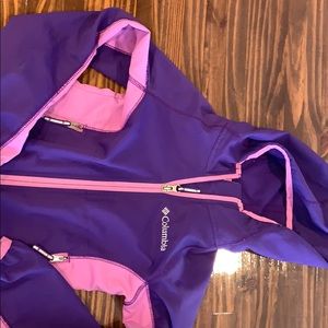 Girls Columbia light coat/rain coat